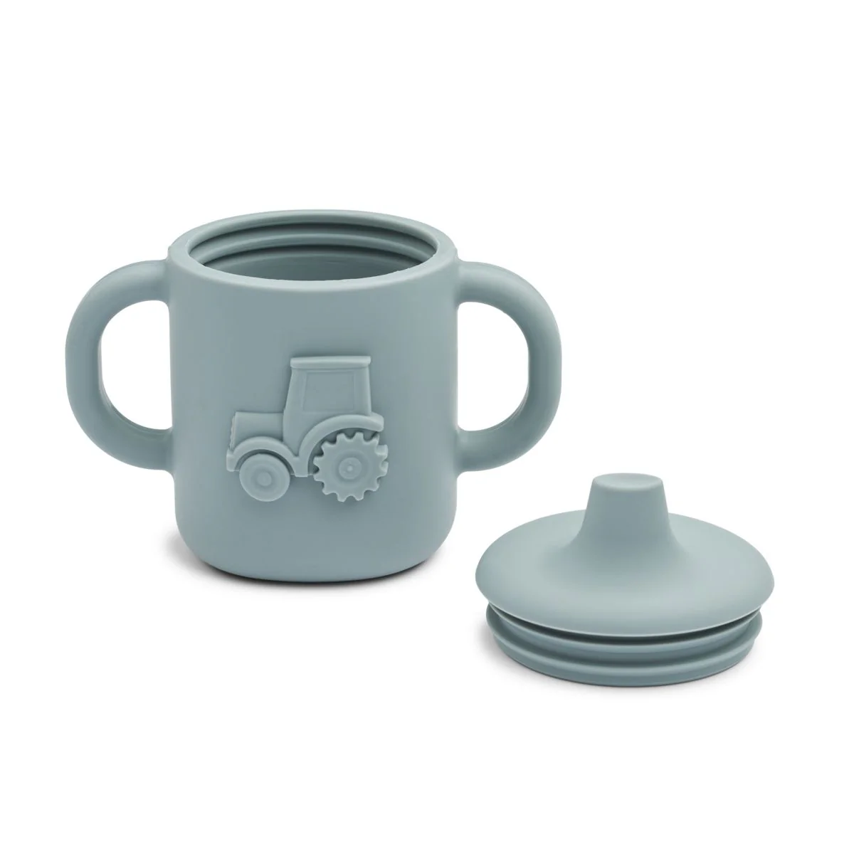 Amelio silicone sippy cup - Blue fog - Image 3