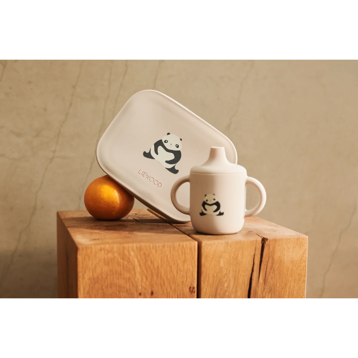 ARTHUR Steel Lunchbox - Panda / Sandy / dark grey - Image 3