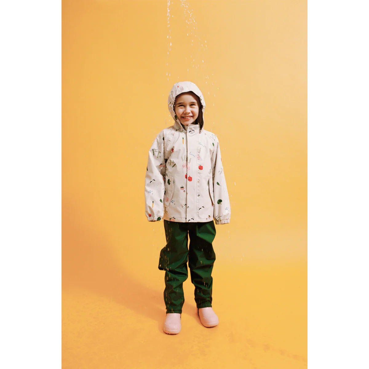 Aston Rain boots - Vegetable / Rose Blush - Image 6