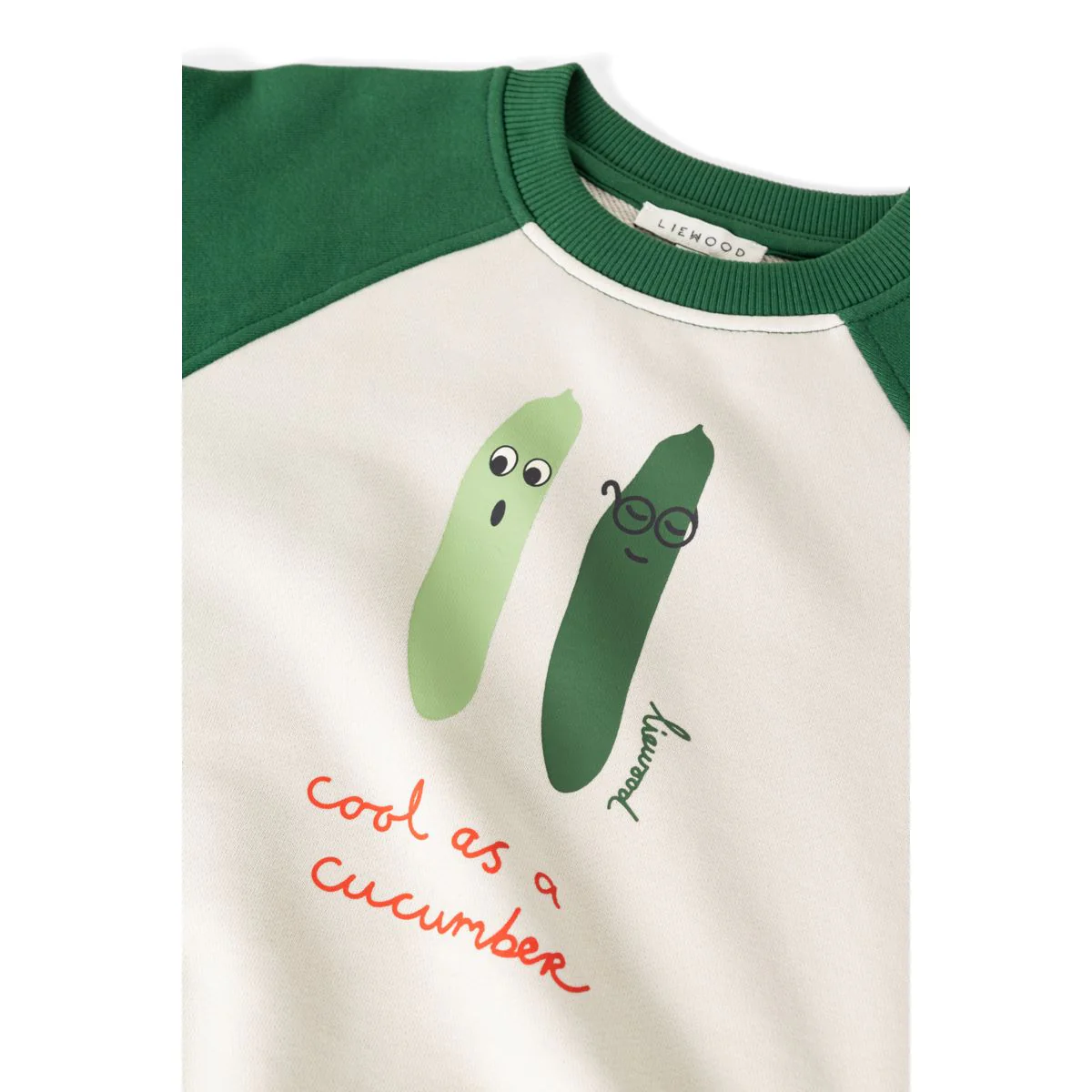 Aude Sweatshirt - Vegetable / Sandy - Image 3