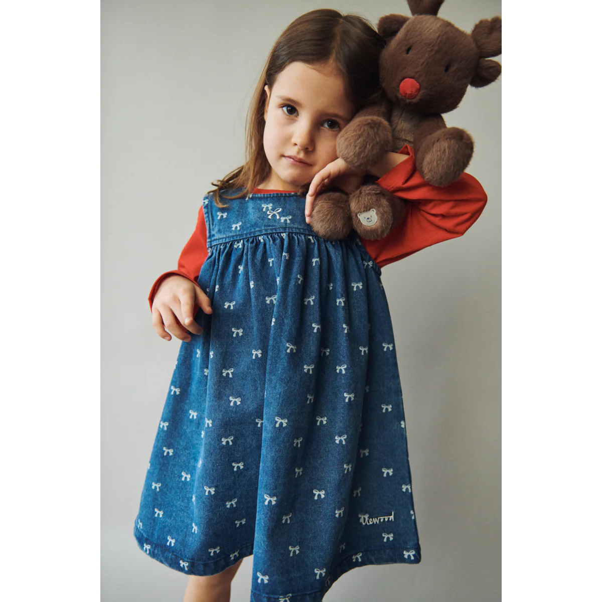 BERTO Reindeer Plush Teddy - Pecan - Image 3