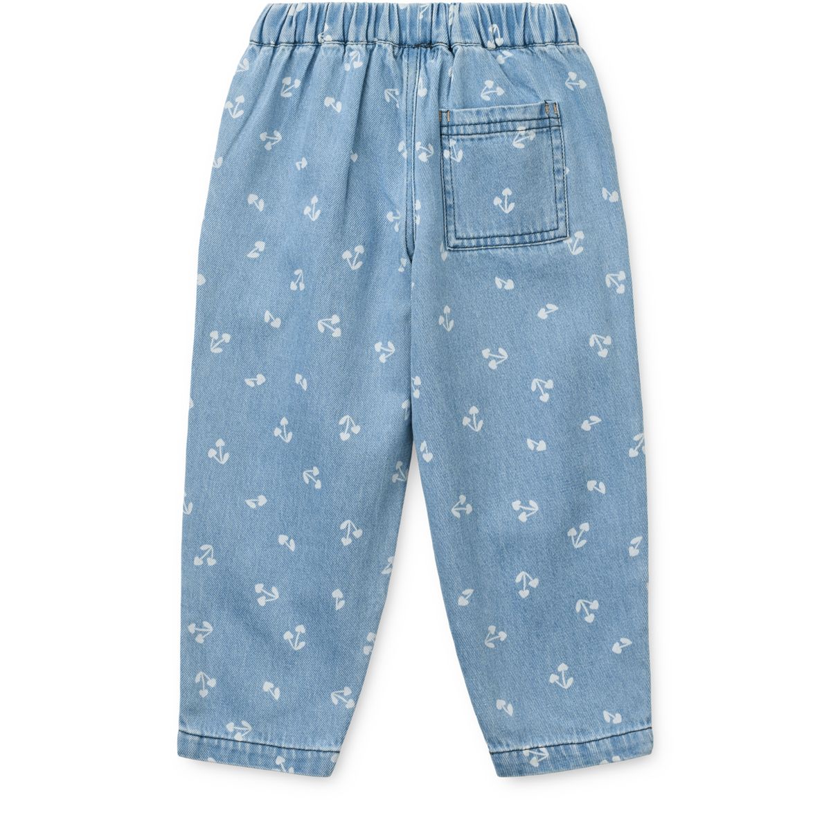 Borris Light Print Denim Pants - Cherry heart sandy / Denim - Image 2