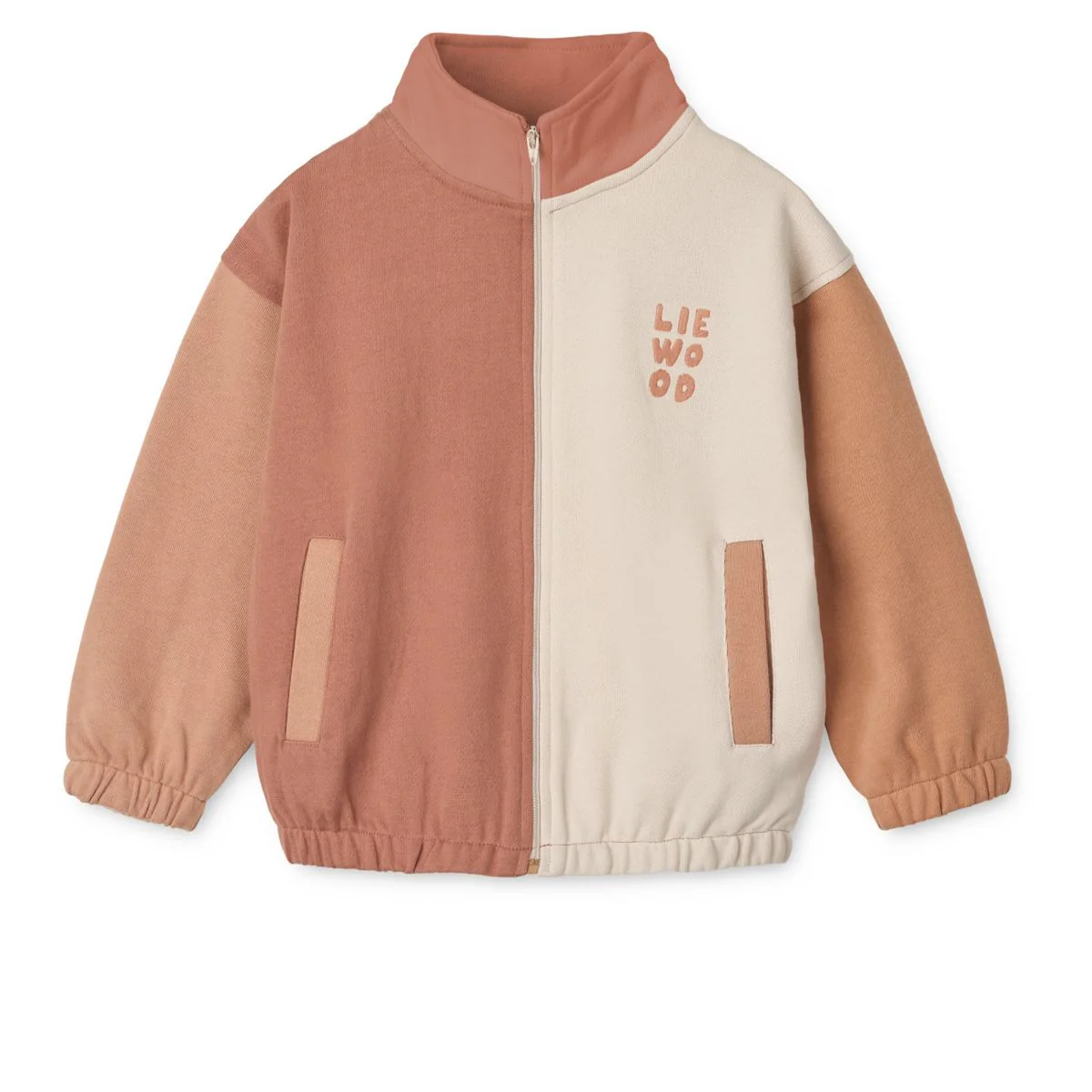 Cassius Zip-up Sweatshirt - Tuscany rose multi mix