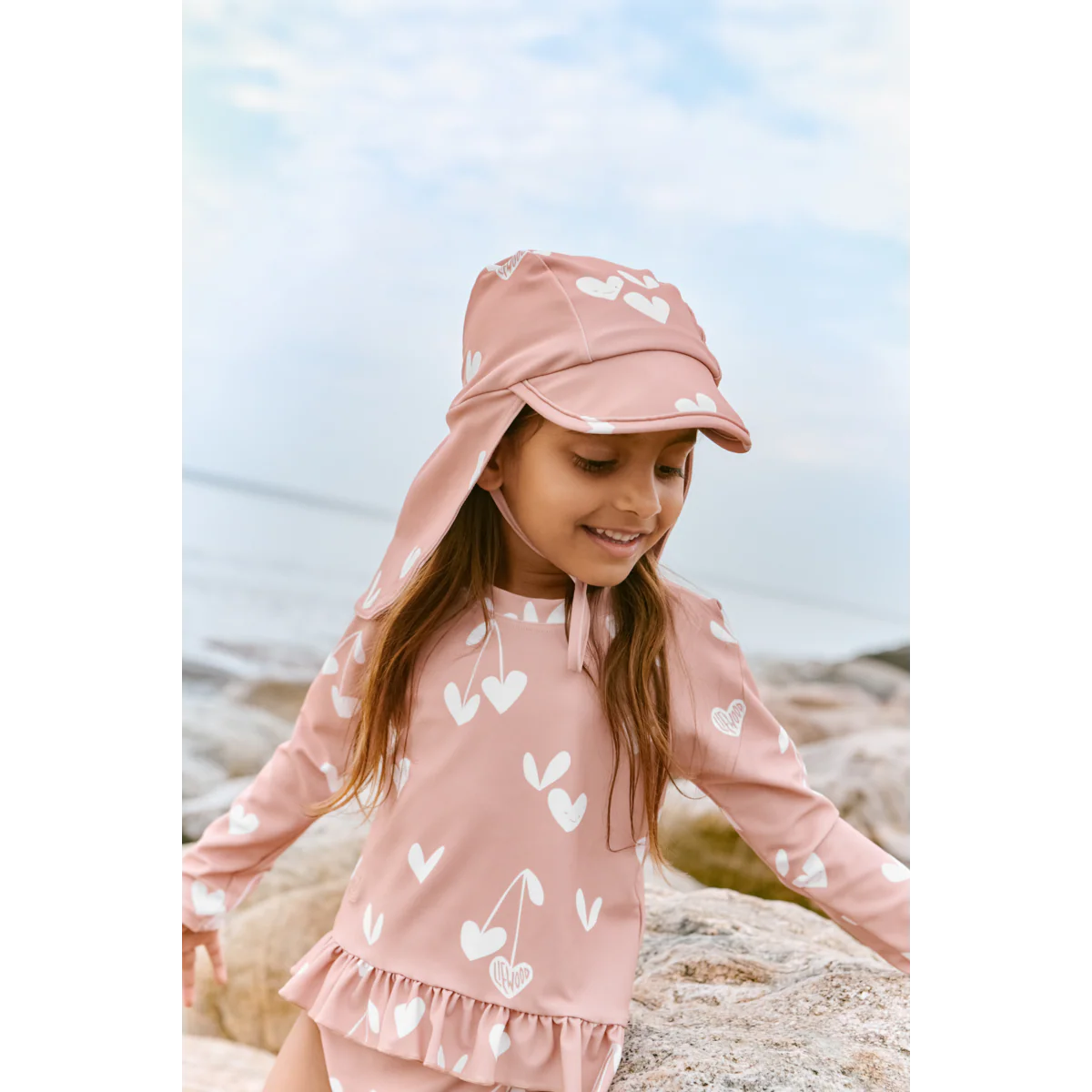 Cecilia Swim Hat - Sweethearts / Pale tuscany - Image 4