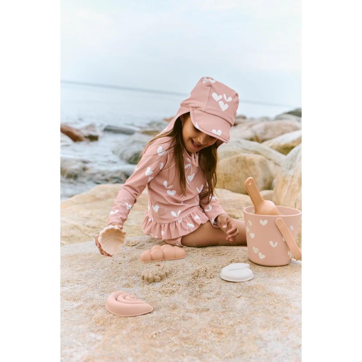 Cecilia Swim Hat - Sweethearts / Pale tuscany - Image 5