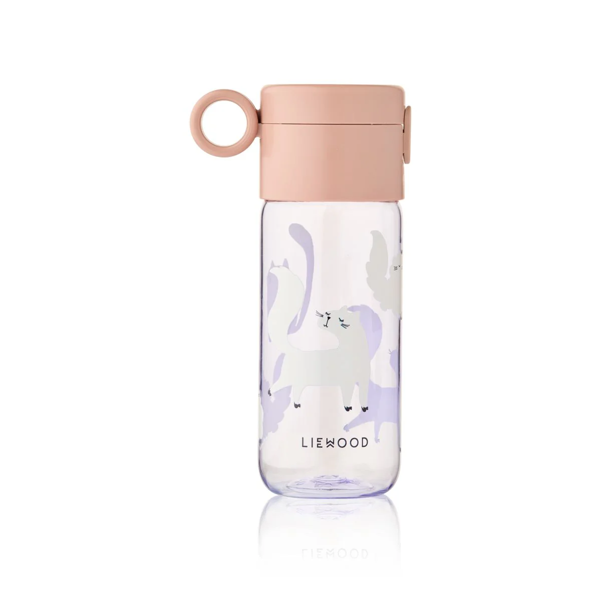 Clemence Tritan Bottle - Cat / Warm lilac