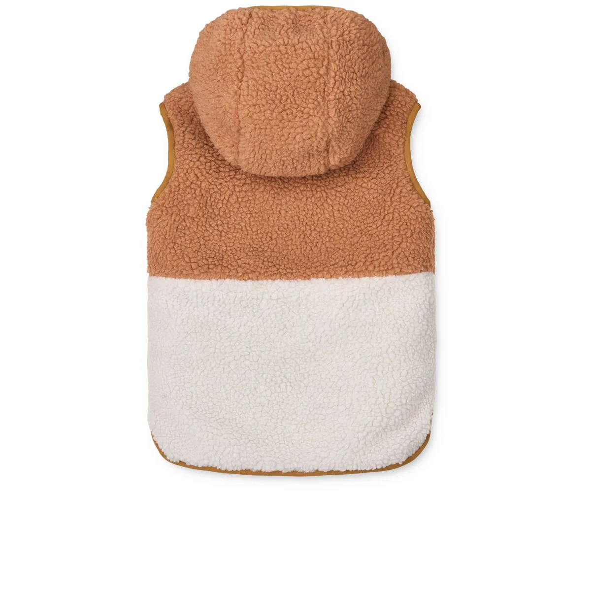 Diana Reversible Pile Vest - Tuscany rose mix - Image 5