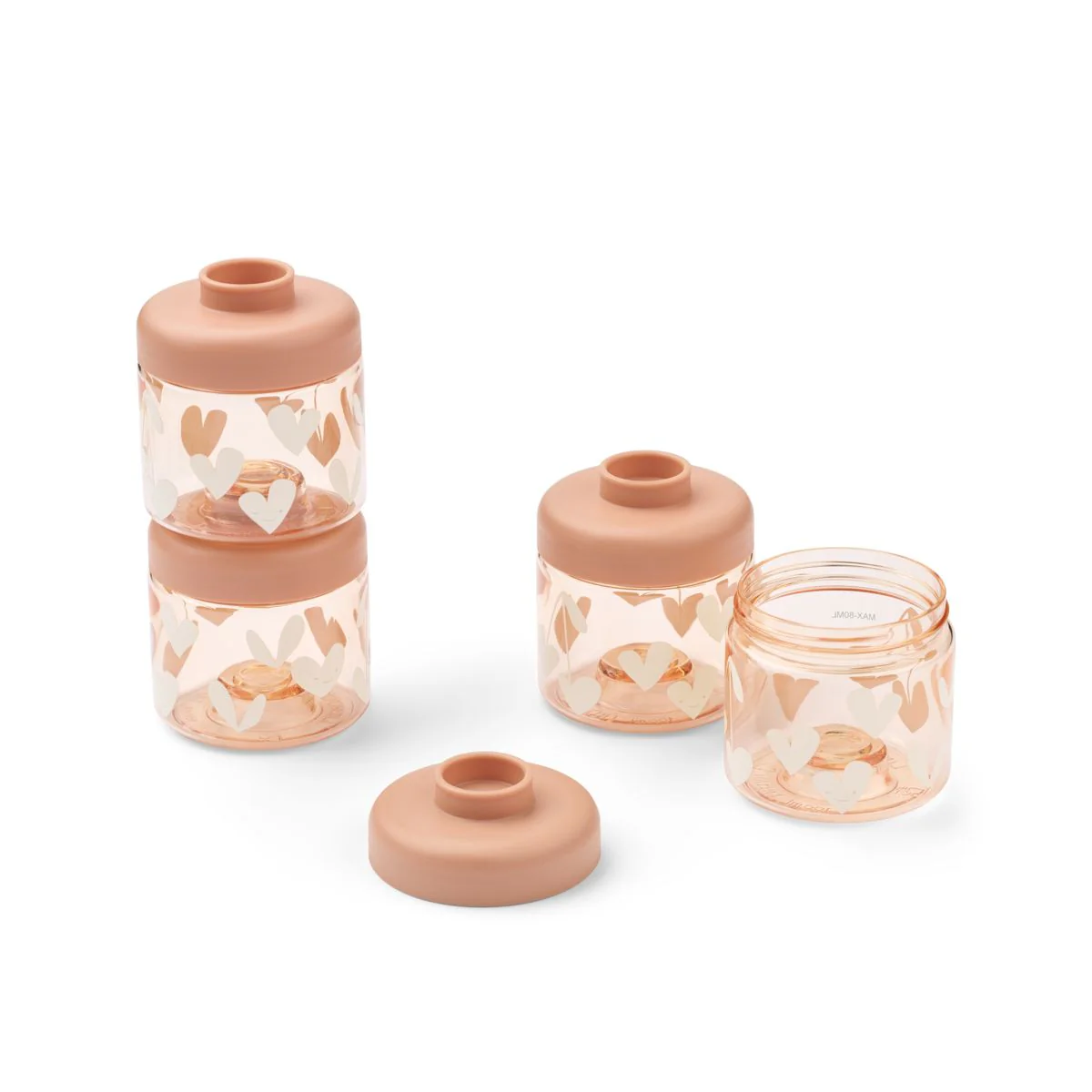 DOMINIQUE Baby Food Boxes - Sweethearts / Pale tuscany