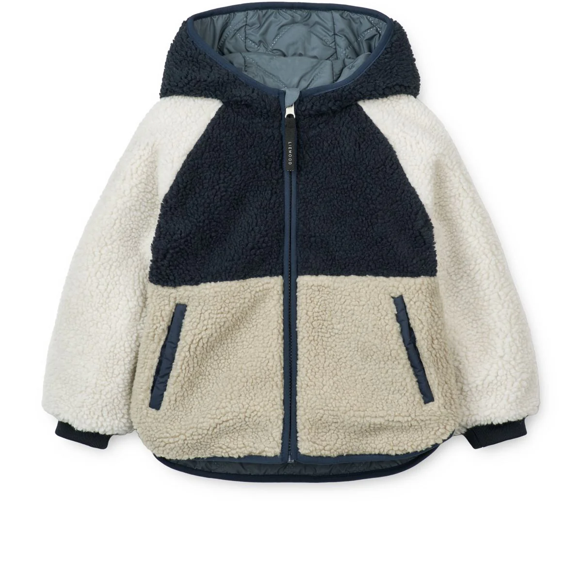 Jackson Reversible Jacket - Whale blue multi mix