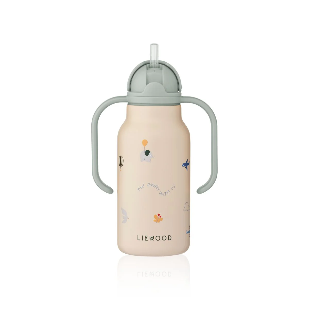 KIMMIE Steel Water Bottle 250 Ml - Flying / Sandy - Image 2