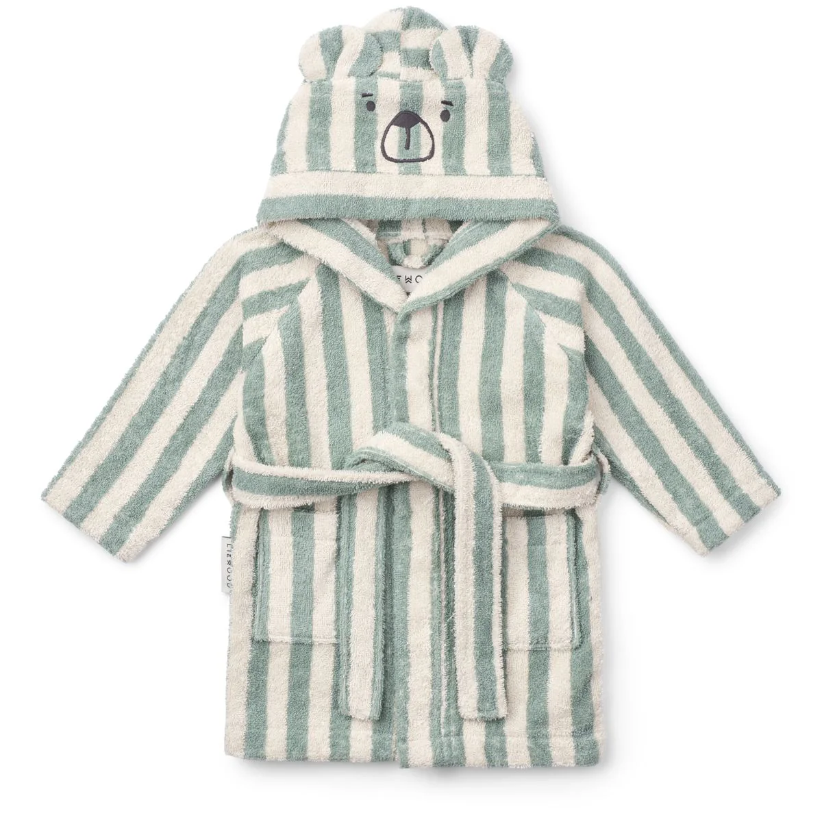 Lily Bathrobe - Peppermint / creme de la creme