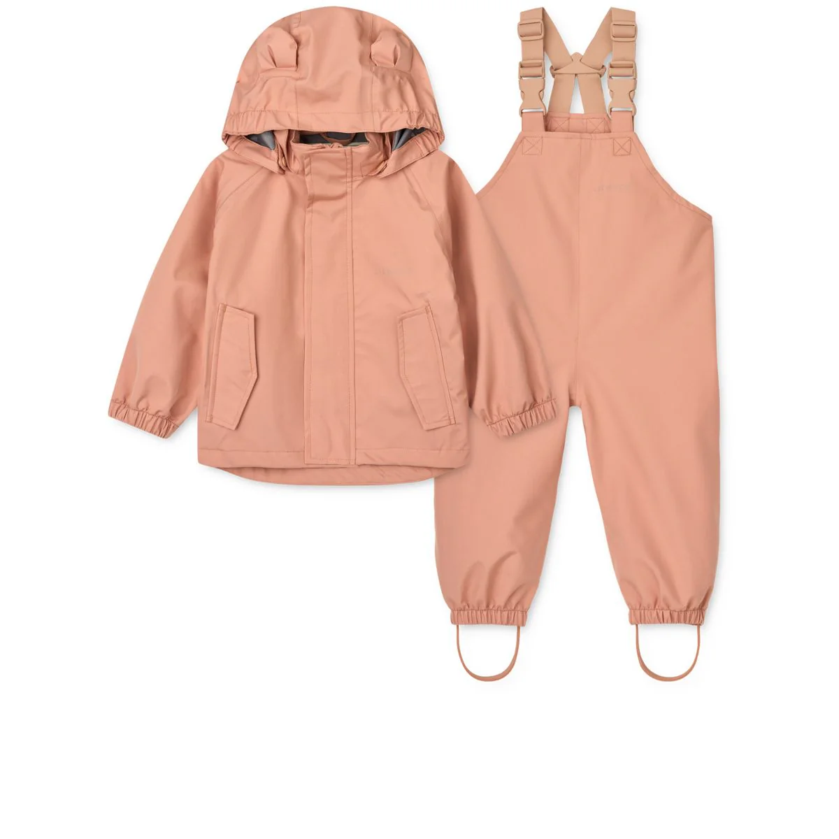 MANU Toddler Rainwear Set - Tuscany rose