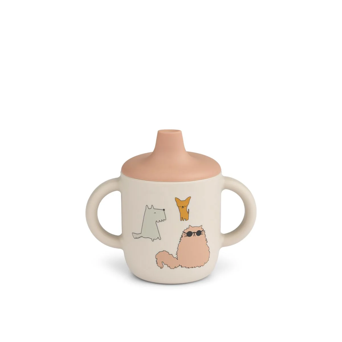 NEIL Sippy Cup - Cats and Dogs / Sandy