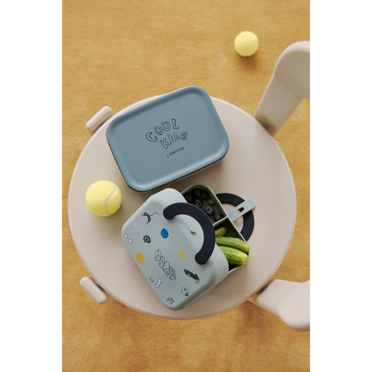 Nina Stainless Steel Lunchbox - Cool kids / Dusty peppermint - Image 3