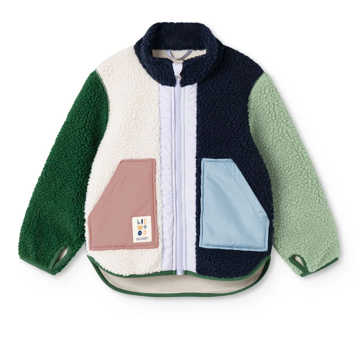 Noam Pile Jacket - Eden multi mix