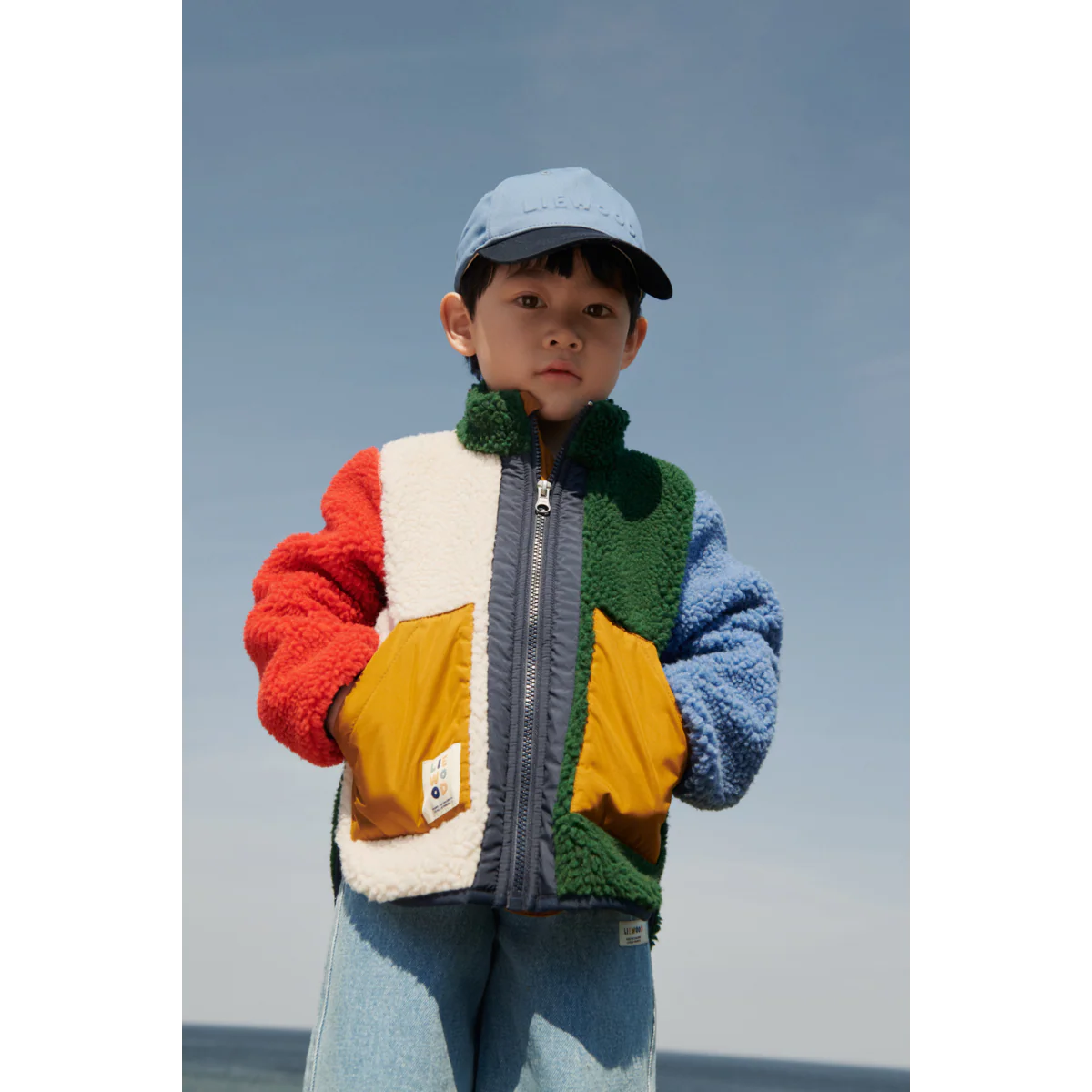 Noam Pile Jacket - Garden green multi mix - Image 6