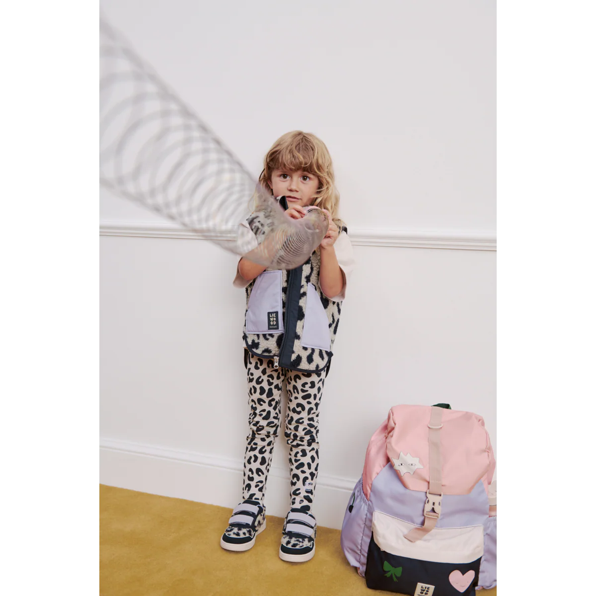 Noam Pile Vest - Mega leo / Mist mix - Image 5