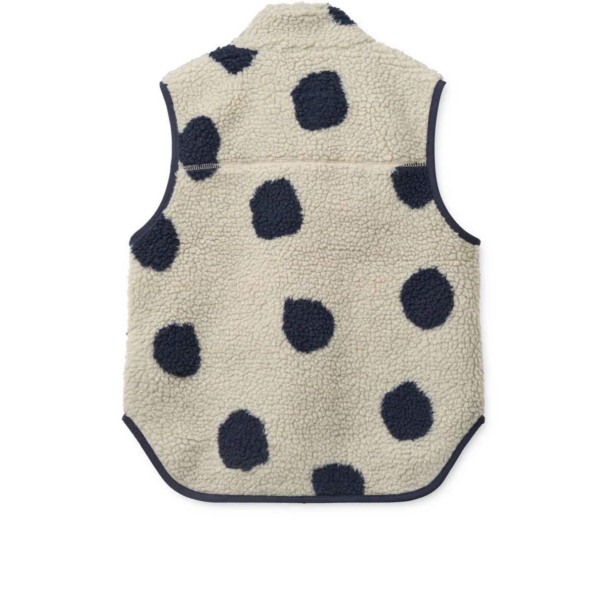 Noam Pile Vest - Spot dots / Mist - Image 2