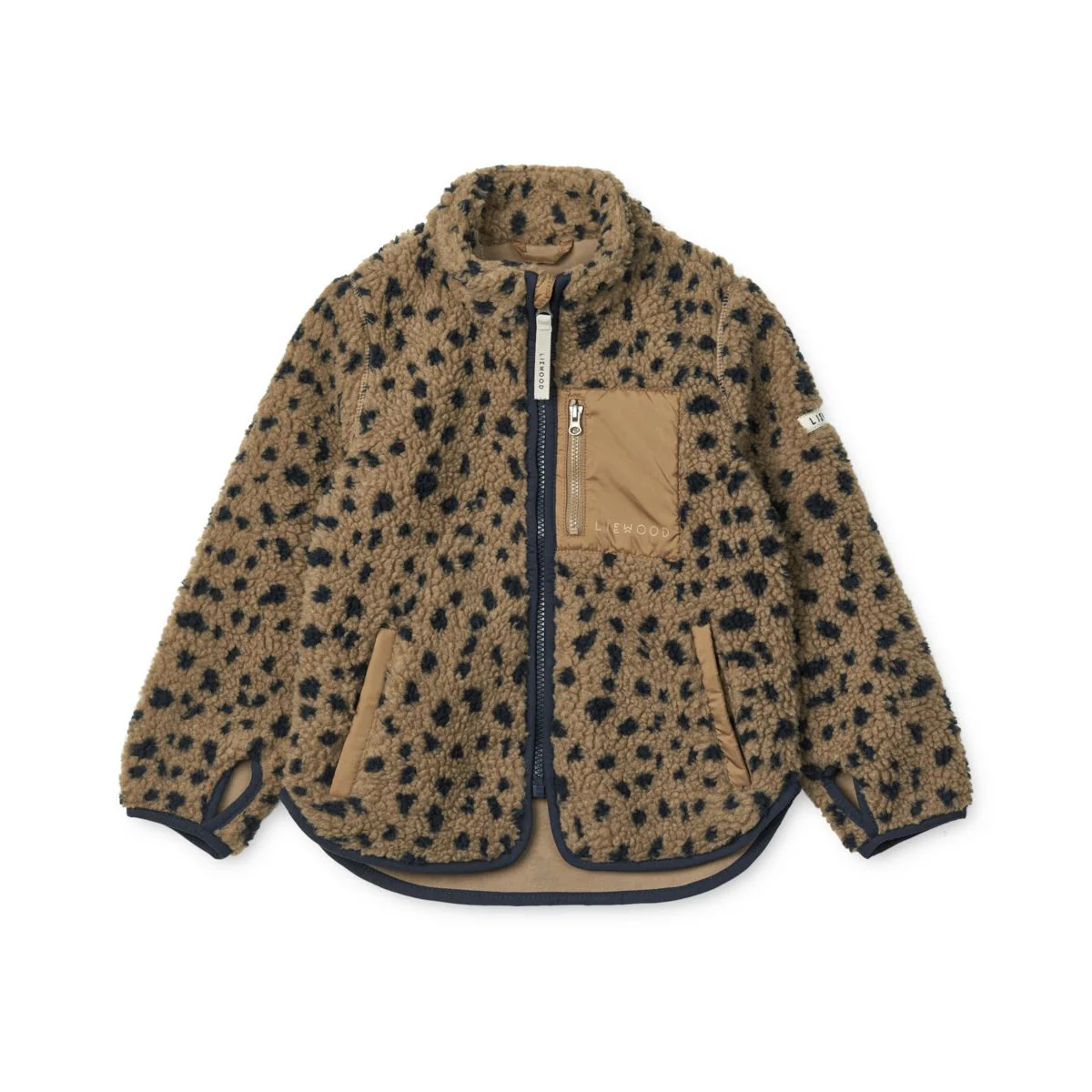 Nolan Pile Jacket - Leo spots / Oat