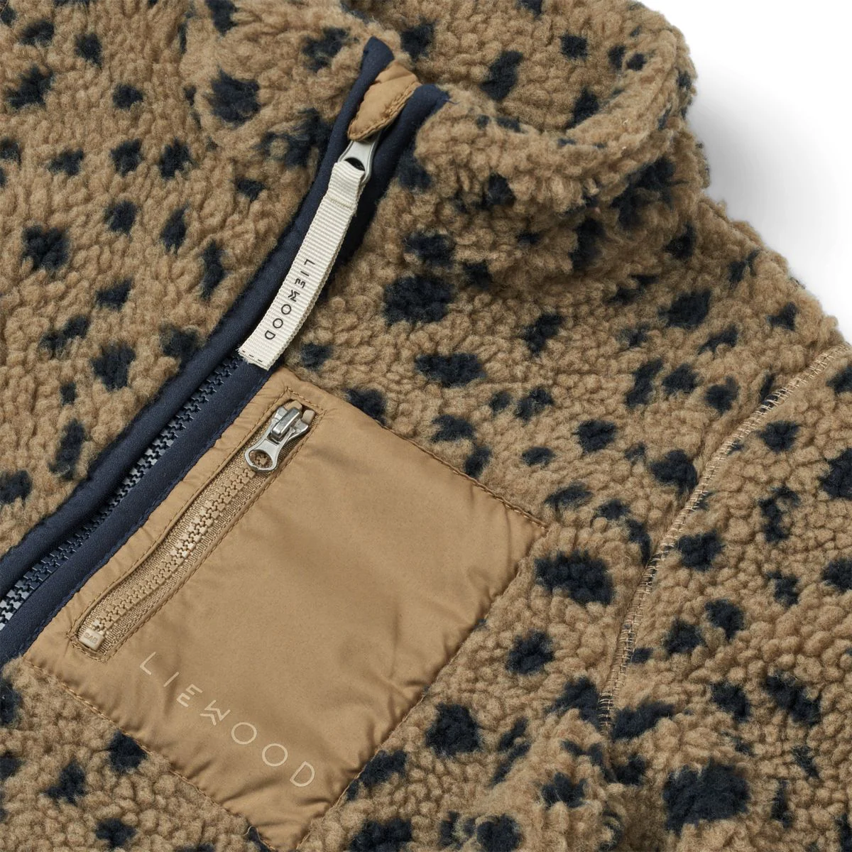Nolan Pile Jacket - Leo spots / Oat - Image 3