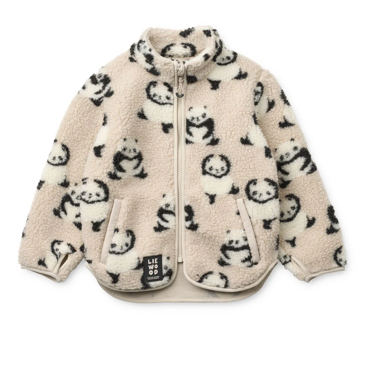 Nolan Pile Jacket - Panda / Sandy