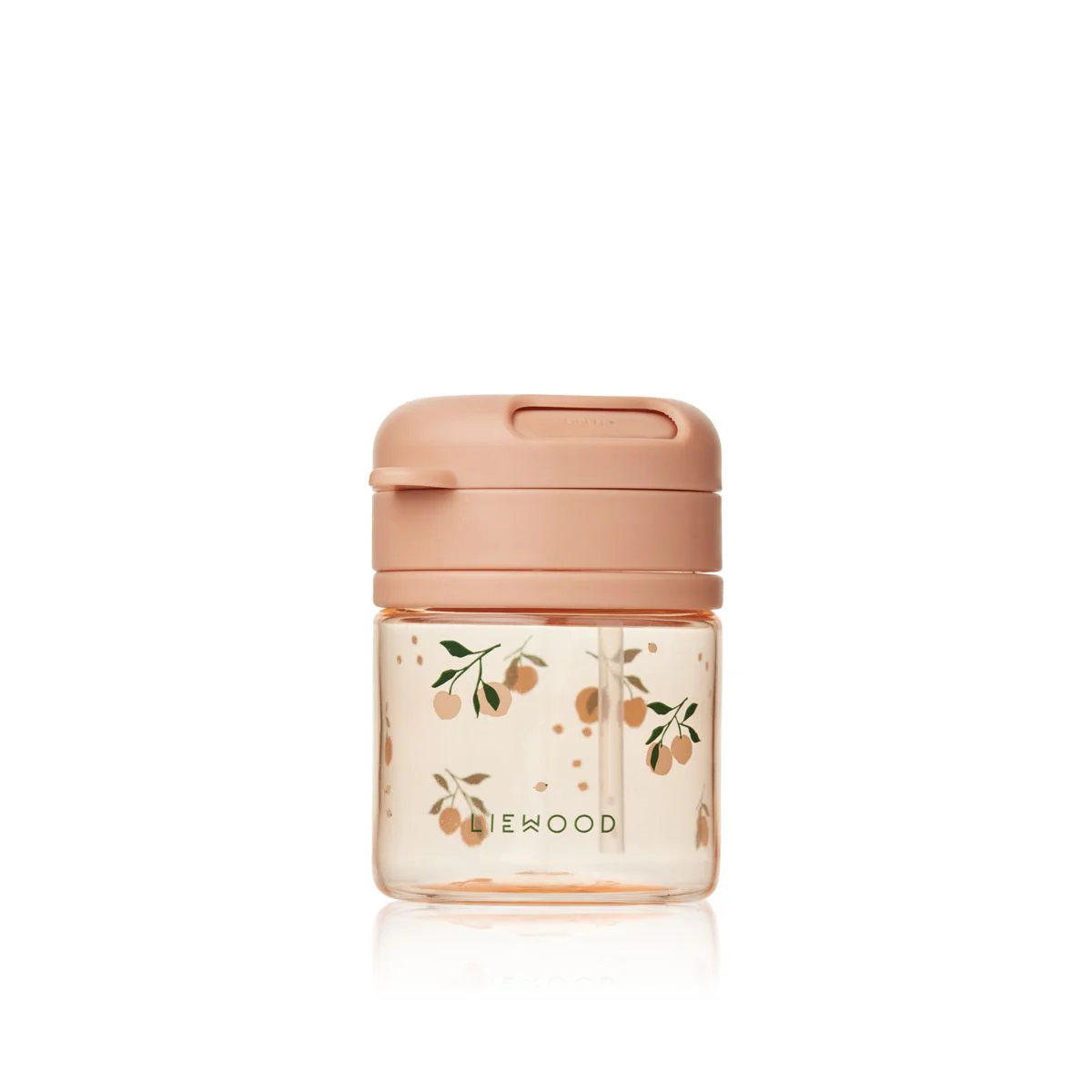 Pavia Tritan Straw Cup 280 ml - Peach / Sea shell
