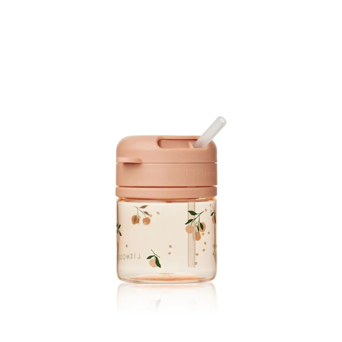 Pavia Tritan Straw Cup 280 ml - Peach / Sea shell - Image 2