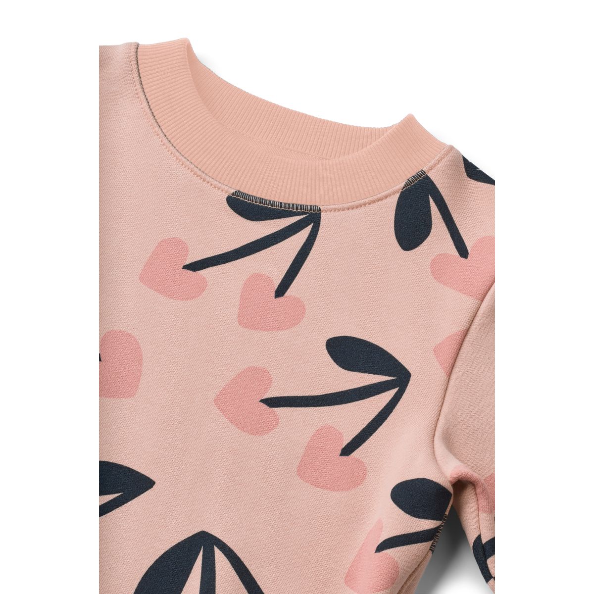 RIDLEY Printed Sweatshirt - Mega Cherry heart / Rosey - Image 3