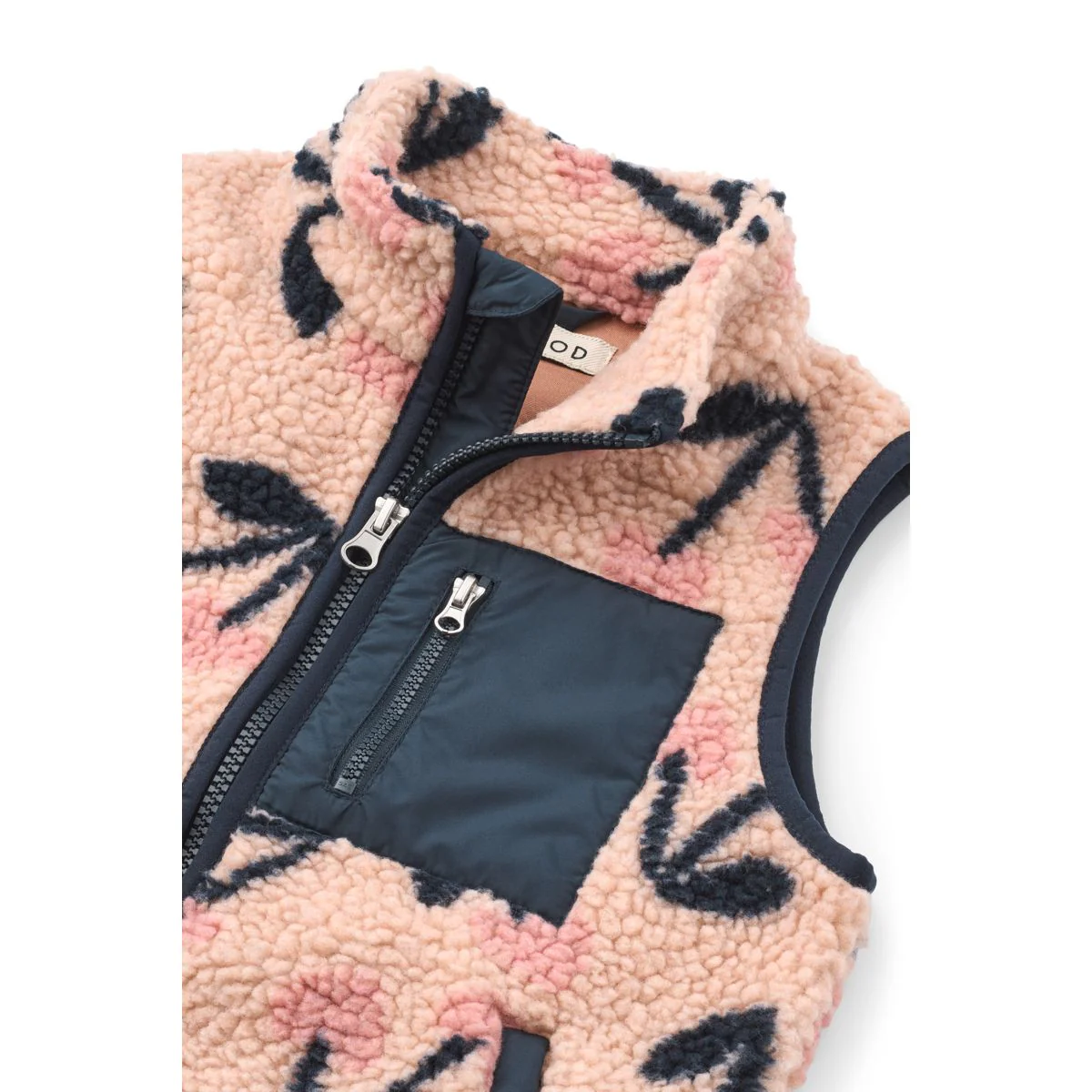 Vada Pile Vest - Mega Cherry heart / Rosey - Image 3
