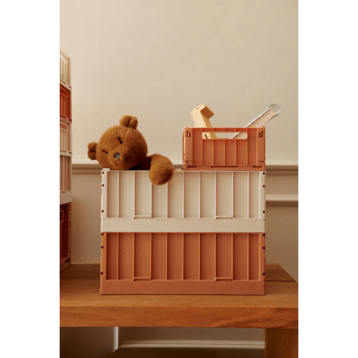 WESTON Medium Storage Box 2-Pack - Sandy - Image 6