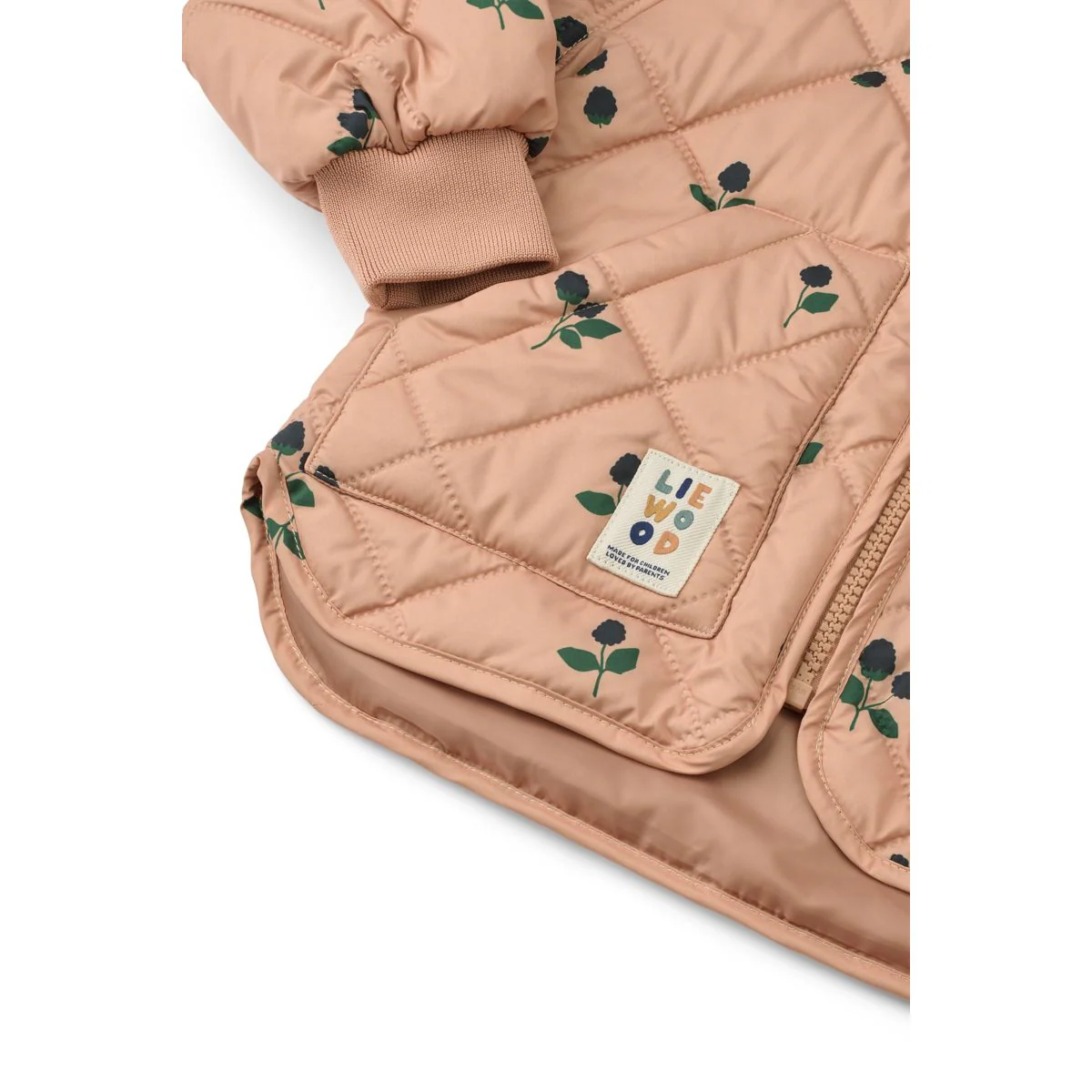 ZELLA Thermal Jacket - Berry / Pale tuscany / Embroidery - Image 4